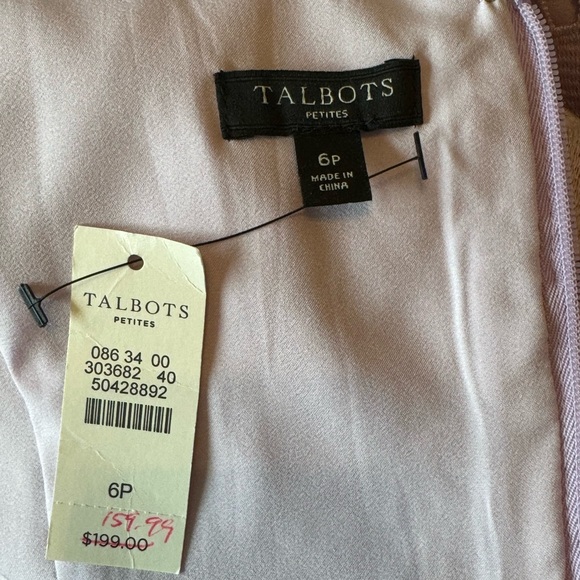 🌟HP🌟 Talbots Lavender Lace Dress - Picture 3 of 4